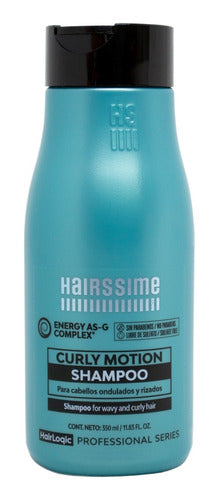 Hairssime Curly Motion Kit Shampoo + Crema Activadora Rulos 1