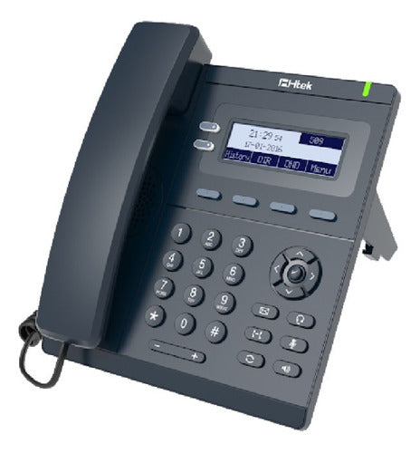 Telefone Empresarial Ip Sit Htek Colorido Gigabit Uc902g 0