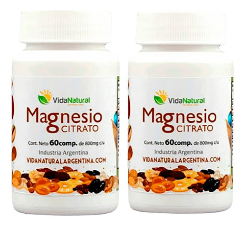 Strongest Magnesium Citrate X 2 60-Count Tablets Supplement 0
