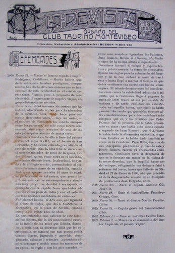 Semanario La Revista Plaza La Union Colonia 1910 Montevideo 3