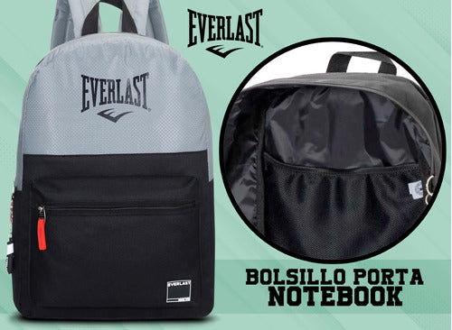 Everlast New York Notebook Backpack with Boxing Glove Keychain 7