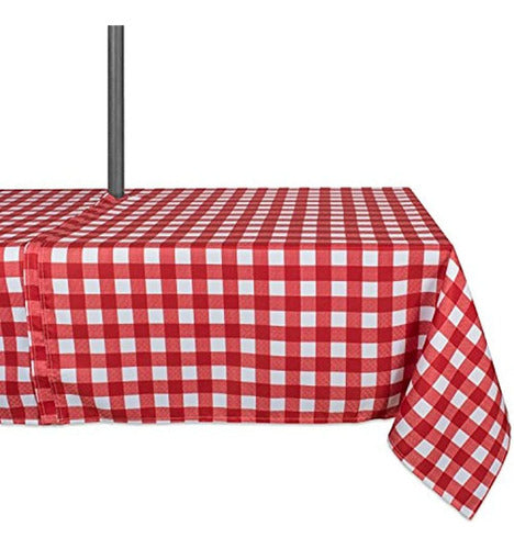 Dii 100% Polyester, Spill Proof, Machine Washable Tablecloth 0