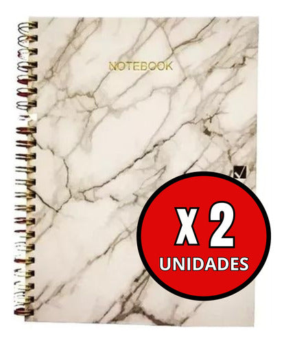 Citanova A4 Marble Notebook Pack of 2 1