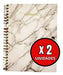 Citanova A4 Marble Notebook Pack of 2 1