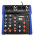 Mixer Moon MX4 Consola Sonido 4 Ch 99 Efectos BT MP3 USB EQ 1