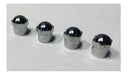 VIGOMAQ Chrome Valve Caps for Tires and Tubes - Pack of 50 1