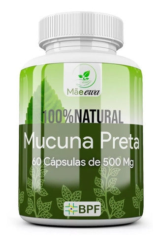 Mucuna Pruriens - 60 Caps - Para El Tratamiento De Parkinson 0