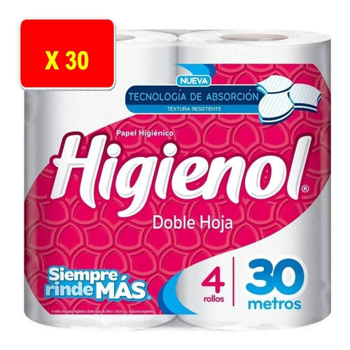 Papel Higiénico Higienol Doble Hoja X 3 Bolsones 2