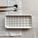 Trendy Corner Rectangular Ceramic Tray - Terrazo - Paxos - M 2