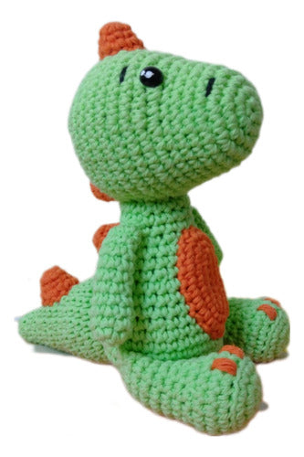 Genérica Dinosaur Amigurumi Handmade 0