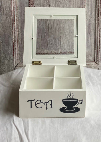 Mirian Barozzi Vintage Tea Box with Glass Lid 1