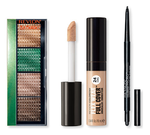 Revlon Makeup Kit Set: Concealer + Eyeliner + Gift 0