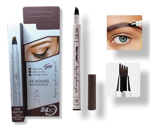 Tejar Brown Eyebrow & Eyelash Filler Pencil 0