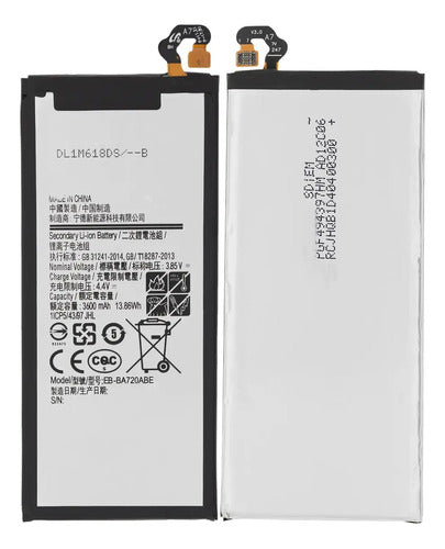 Samsung Battery for A7 2017 A720 J7 Pro J730 EB-BA720ABE 0