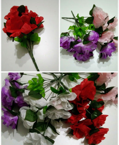 China Combo X 60 Artificial Mixed Flower Bouquets 0