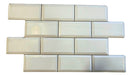 Ceramica Pared Azulejo Encastre Brick Blanco Ceramicarte =) 0