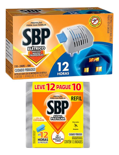 Kit Repelente Sbp Pastilha +  Refil Leve 12 Pague 10 0