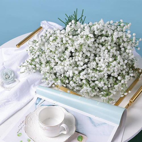 Lylyfan Babys Breath Flores Artificiales, 30 Pcs Gypsophila 1