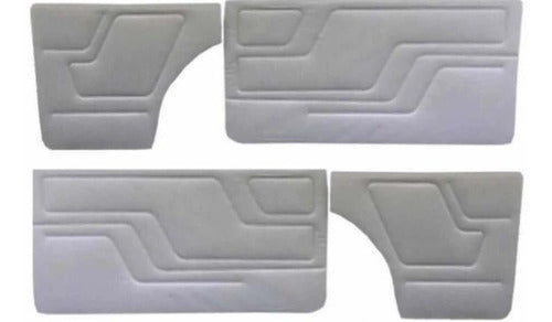 Panel Puerta Interior Fiat 147 Juego Completo Color Gris 0