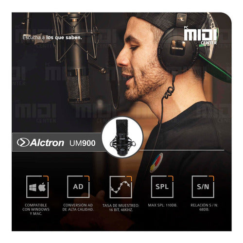 Alctron UM900 USB Cardioid Condenser Microphone 6