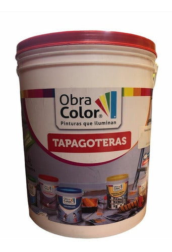 Obra Color Membrana Liquida Roja 20 Kg Rodillo Manta Tapagoteras 4 Lts 4