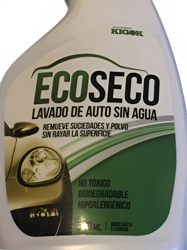 Spray Lavado En Seco  Ecoseco Sin Agua Del Coche Rinde. 0