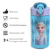 Zak Designs Disney Frozen 2 - Juego De Botellas De Agua Para 4