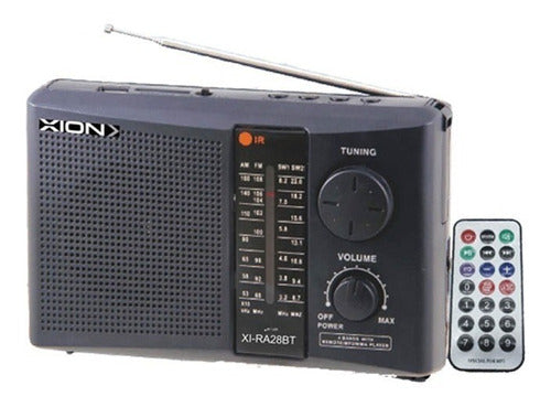 Radio Portatil Xion A Batería Control Bluetooth Antena Nnet 0