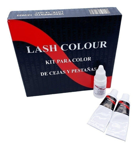 Kit Lash Colour Tintura Pestañas Y Cejas Rinde 100 Servicio 0