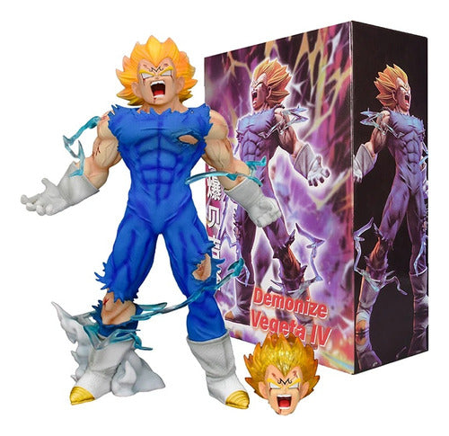 Figura Majin Vegeta Explosion - Dragon Ball Z 28cm Anime Col 0