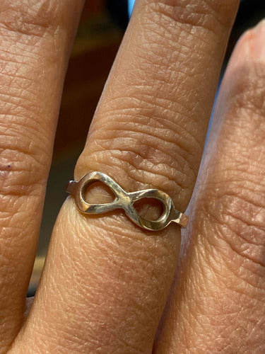 Luli Silver Ring 925 Infinite Symbol Unisex Amazing Deal 1