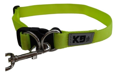 Adjustable K9 Dog Trainers Collar + 5M Leash Set for Dogs 55