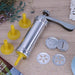 Stainless Steel Cookie Machine 4 Nozzles 10 Molds 4