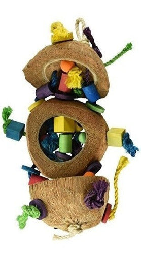 Penn Plax Coco Kabob With Wood And Sisal Pet Collar 0