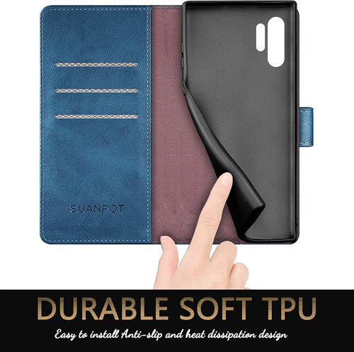 Suanpot Wallet Case for Samsung Galaxy Note 10 Pro 5