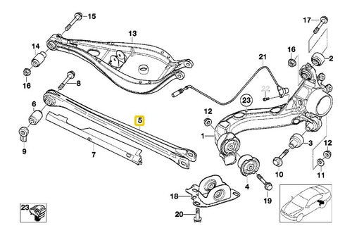 Brazo Transversal Inferior Para Bmw Serie 3 E46 320d M47n 1