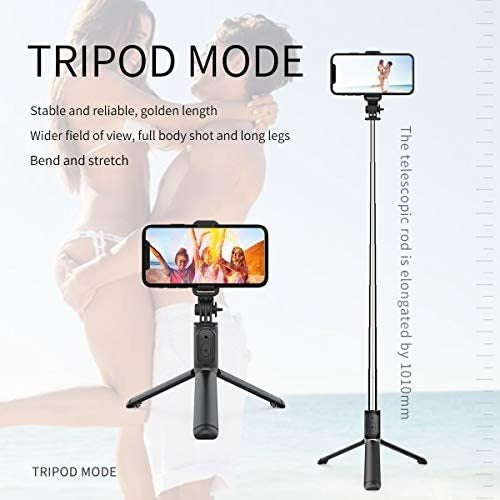 SelfieShow Selfie Stick Extensible+Control Remoto Inalámbrico Y Soporte 5