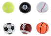 MarketBoss 6 Pcs Golf Balls (Basketball, Football, Volleyball, Tennis, Baseball, 8-Ball) 3