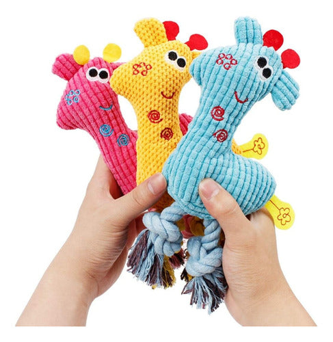 Estilo Mascota Plush Toy Giraffe for Dogs, Ideal for Puppies 5