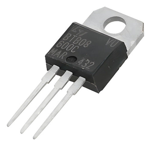 STMicroelectronics BTB08-600C Triac 8A 600V Ig=25mA TO-220 X 50 Units 0