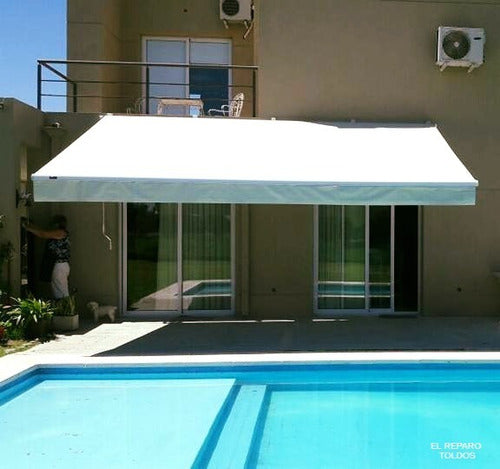 El Reparo Toldos - Invisible Arm Awnings - Home Visit 4