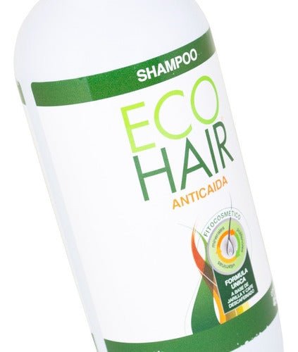 EcoHair Kit x2 Anti-Hair Loss Strengthening Shampoo 450ml 5