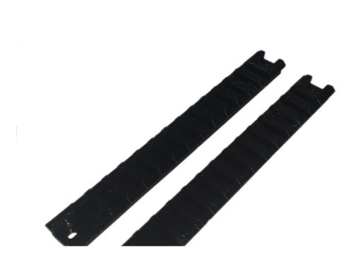 2 Picatinny Rails for Screwing of 155mm 0