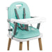 3-in-1 Baby Dining Chair Booster Seat High Low Lightweight + Bib 27