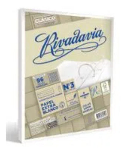 Rivadavia Quadrille Refill 96 Sheets N3 0