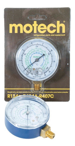 Manómetro Baja Presión R134a Motech 1