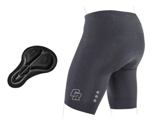 Men's Cycling Bike Cross Road Gel Chamois Leggings - Motoscba 1