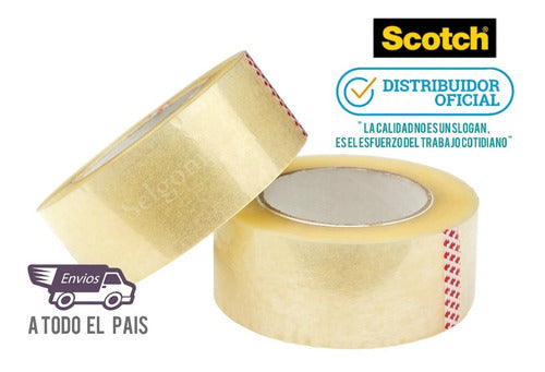 Scotch Cinta Adhesiva Embalaje 48mm X 90mts 4