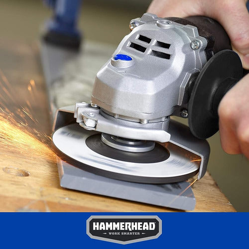 Hammerhead 6-Amp 4-1/2 Inches Angle Grinder with 3 Pieces 4