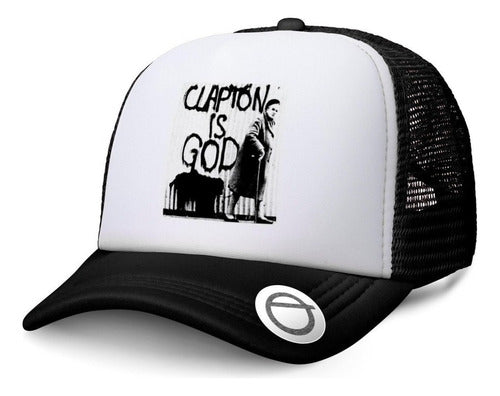 Newcaps Eric Clapton Is God Rock Cocaine Trucker Cap 5